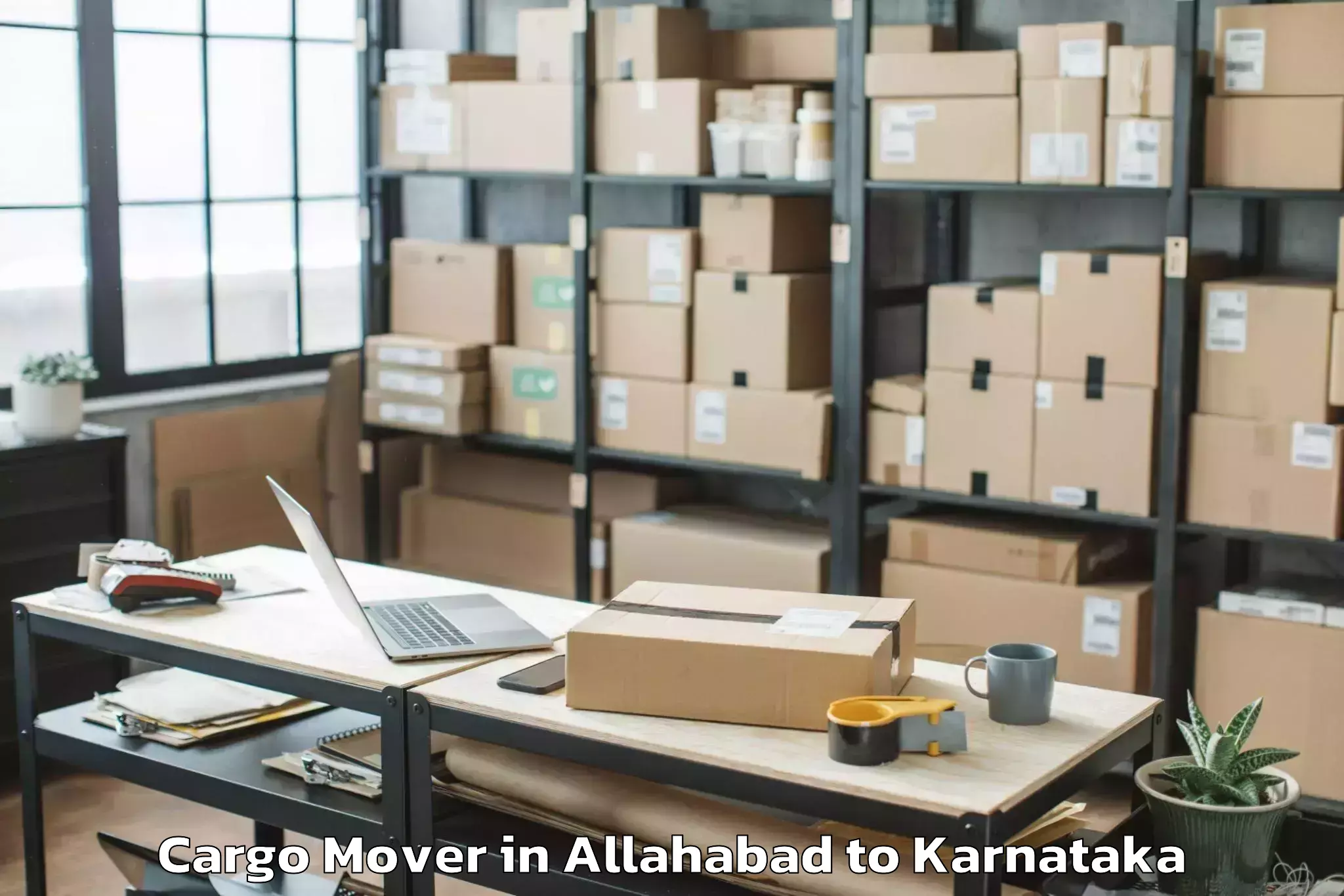 Book Allahabad to Honnali Cargo Mover